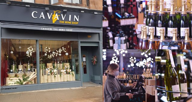 First CAVAVIN wine shop in Scotland in Glasgow
